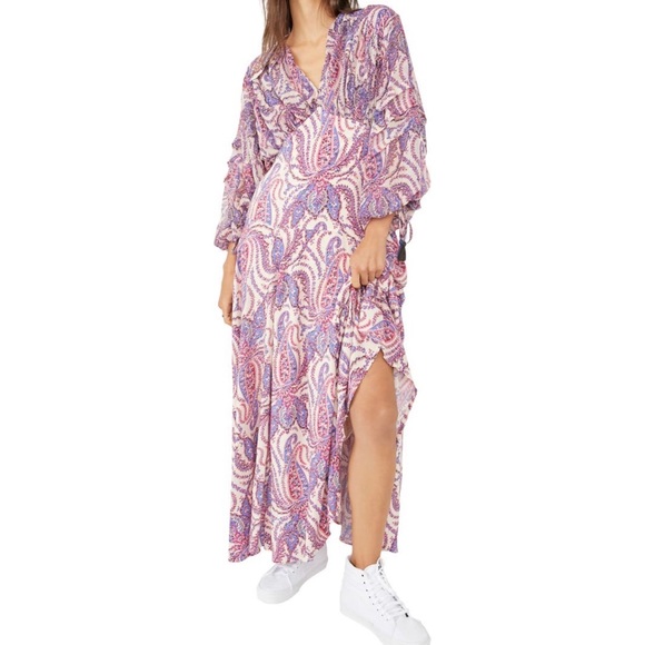 Free People Mirage Long Sleeve Maxi Dress - Picture 4 of 6